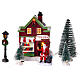 Christmas village set of 17 pieces with Santa Claus, 6x24x6 in s6