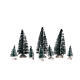 Christmas village set of 17 pieces with Santa Claus, 6x24x6 in s7