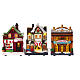 Christmas village set of 17 pieces with Santa Claus, 6x24x6 in s8