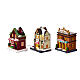 Christmas village set of 17 pieces with Santa Claus, 6x24x6 in s11