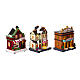 Christmas village set 17 pieces Santa Claus 15x60x15 cm s10