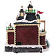 Christmas Village toy shop with moving cars 30x30x15 cm s5