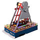 Buccaneer's boat Christmas village scene 30x20x35 cm s5