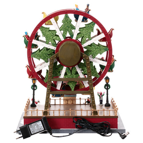 Christmas big wheel of Santa Claus, 14x12x8 in 9