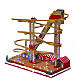 Montagne russe natalizie in movimento 40x45x20 cm s3