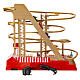 Montagne russe natalizie in movimento 40x45x20 cm s9