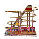 Moving Christmas roller coaster 40x45x20 cm s1