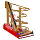 Moving Christmas roller coaster 40x45x20 cm s5