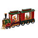 Christmas snow ball in a miniature train with lights, 8x20x4 in s3