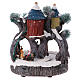 Animated treehouse decoration 25x20x20 cm s5