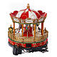 Christmas carousel in motion with music, 10x10x10 in s6