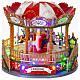 Carrousel avec animaux en mouvement et musique 25x25x25 cm s3