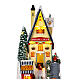 Christmas village set toyshop, 15x7.5x7 in s5