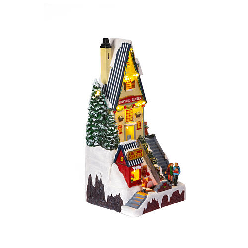 Pueblo Navideño tienda juguetes 38x19x18 cm 6