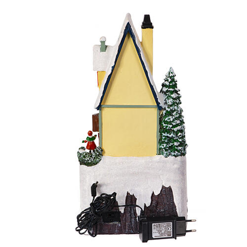 Villaggio Natale negozio giocattoli 38x19x18 cm 7