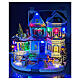 Christmas village set: Victorian house with Christmas tree, 10.5x8x11.5 in s2