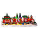 Christmas train with tree in motion 6x20x8 in s1