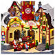 Villaggio Natalizio negozio di giocattoli con treno 30x25x20 cm s3