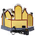 Christmas village toy shop with train 30x25x20 cm s7