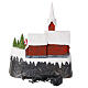 Christmas village set with waterfall 15x12x13 in s8
