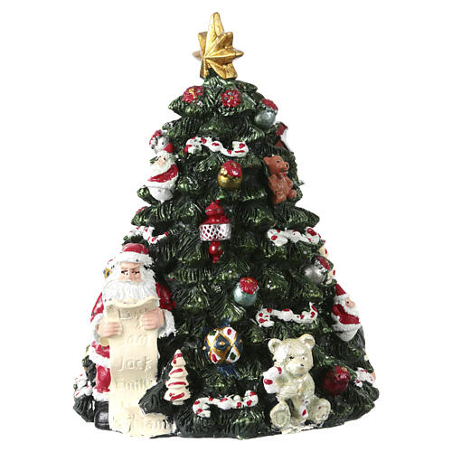 Spieluhr, Weihnachtsbaum, 15x15x15 cm 4