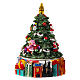 Caixa de música árvore de Natal 15x15x15 cm s2