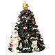 Caixa de música árvore de Natal 15x15x15 cm s6
