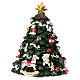 Caixa de música árvore de Natal 15x15x15 cm s8