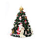 Christmas tree music box with melody 15x15x15cm s5