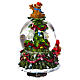 Christmas tree snow globe with music box 20x10x10 cm s5