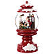 Snow globe with music box, Santa Claus, 12x6x6 in s3