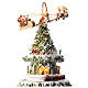 Choinka bożonarodzeniowa z muzyką, oświetlona, 45x25x25 cm s7