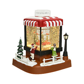 Sklep z zabawkami, ze śniegiem, 35x15x15 cm - scena bożonarodzeniowa