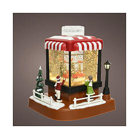 Sklep z zabawkami, ze śniegiem, 35x15x15 cm - scena bożonarodzeniowa