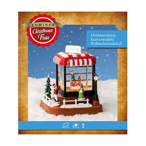 Christmas village snow toy shop 35x15x15 cm 3