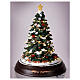 Carillón Navidad blanco plata esfera de vidrio navideña 20x15x15 cm s4