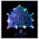 Lighted Welcome Sign Santa North Pole 120x45x25 cm s7