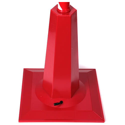 Farol navideño nevado doble luces música 190x80x40 cm 16