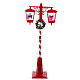 Farol navideño nevado doble luces música 190x80x40 cm s1
