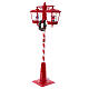 Farol navideño nevado doble luces música 190x80x40 cm s6