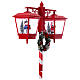 Farol navideño nevado doble luces música 190x80x40 cm s12