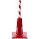 Farol navideño nevado doble luces música 190x80x40 cm s15