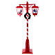 Farol navideño nevado doble luces música 190x80x40 cm s18