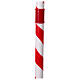 Farol navideño nevado doble luces música 190x80x40 cm s18