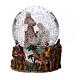 Glass snow globe Nativity scene 20 cm s2