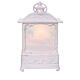 Nativity Scene lantern with glitter and lights, 10x6x4 in s7