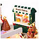 Christmas village set, rink with teacup ride, lights and music, 10x14x8 in s7