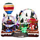 Christmas village set: amusement park with animations, lights and music, 10x14x8 in s1