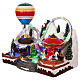 Christmas village set: amusement park with animations, lights and music, 10x14x8 in s3