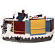 Villaggio natalizio giostra movimento luci musica 20x40x30 cm s7
